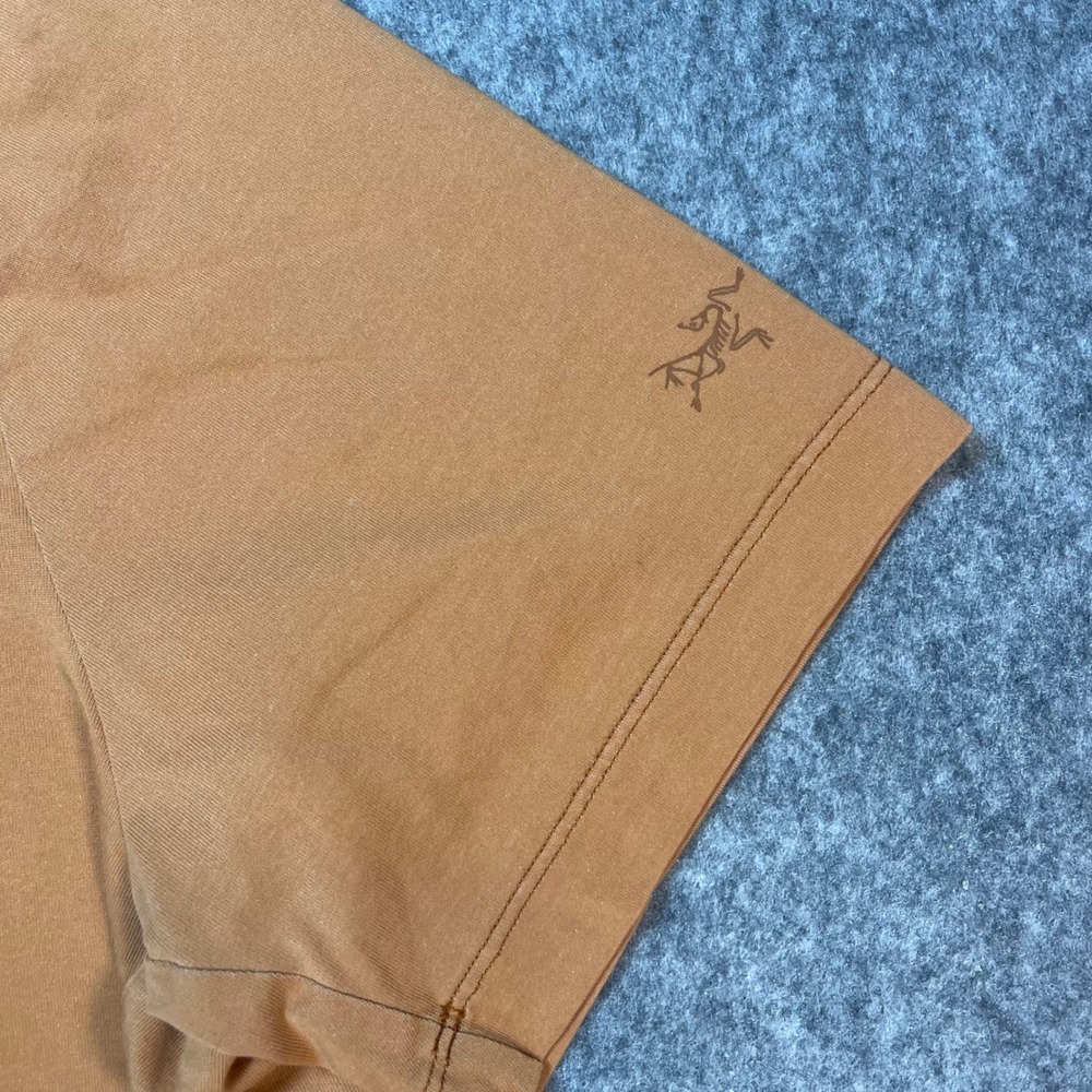 Arcteryx Eris Polo Mens XL Orange Short Sleeve Snap Placket Shirt 25216 - Picture 4 of 9